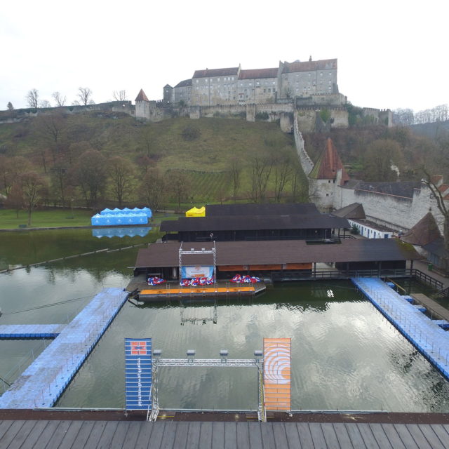 Eisschwimm-Weltmeisterschaft in Burghausen 2016/2017